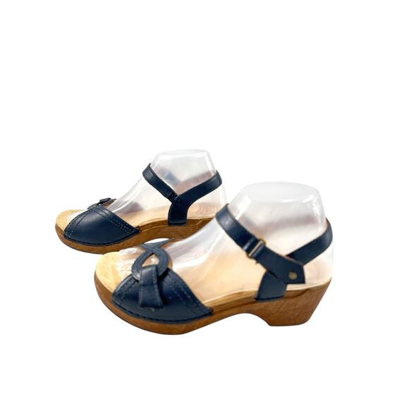 Dansko Season Women's Sandals, Navy Blue Full Grain, Sz 6.5-7 US/ 37 EU Boho - Picture 4 of 14